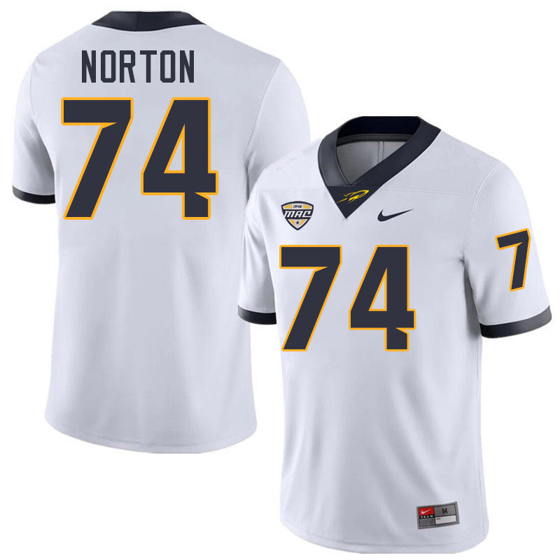 Storm Norton Toledo Jersey,Toledo Rockets #74 Storm Norton Jersey Youth College-White